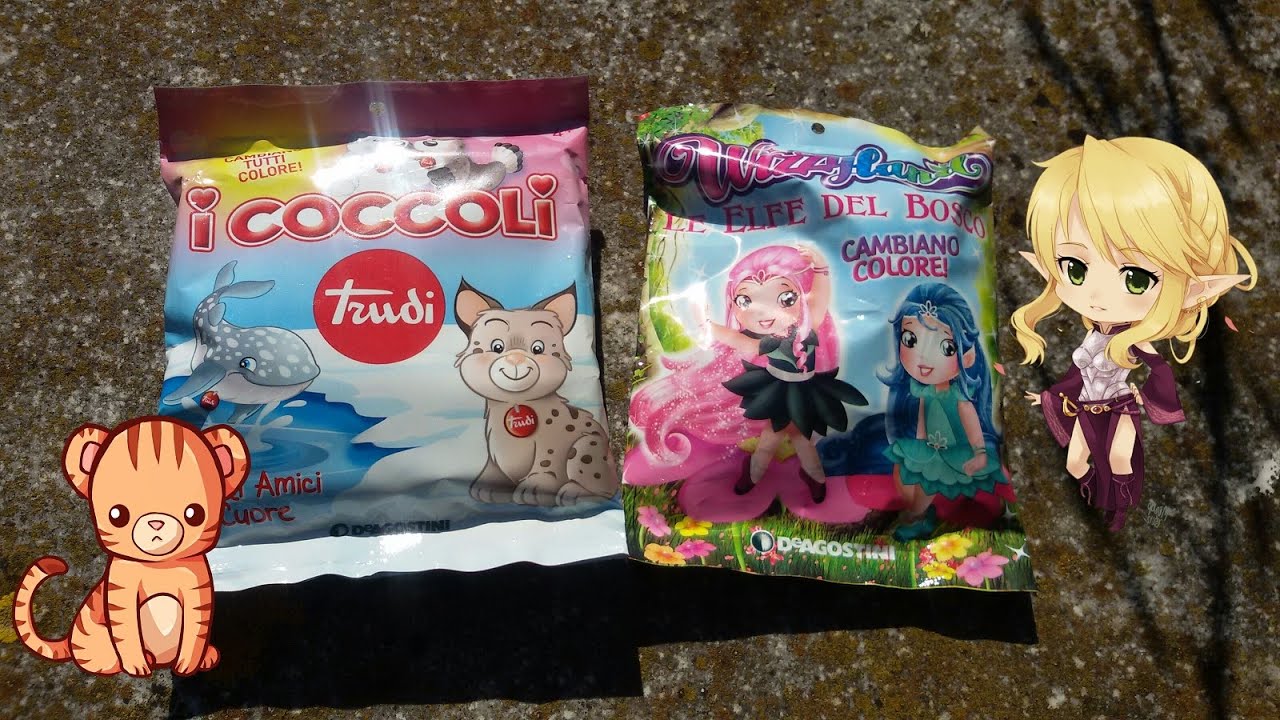 Nuove Blind Bags!!! I Coccoli Trudi, Wizzyland Le Elfe del bosco!!!