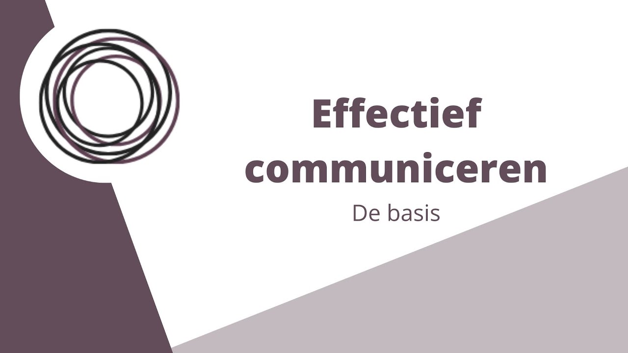 Effectieve communicatie