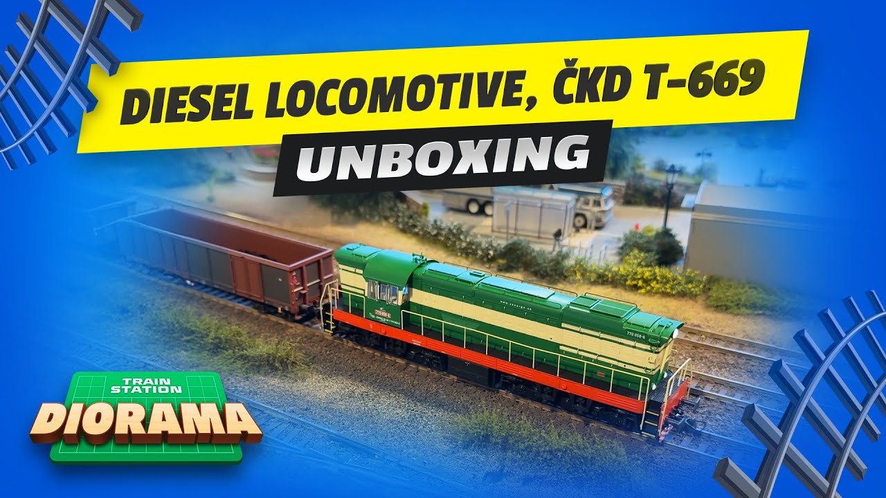 UNBOXING: ČKD T-669 Diesel Locomotive (H0 Scale) - Unique Train Model