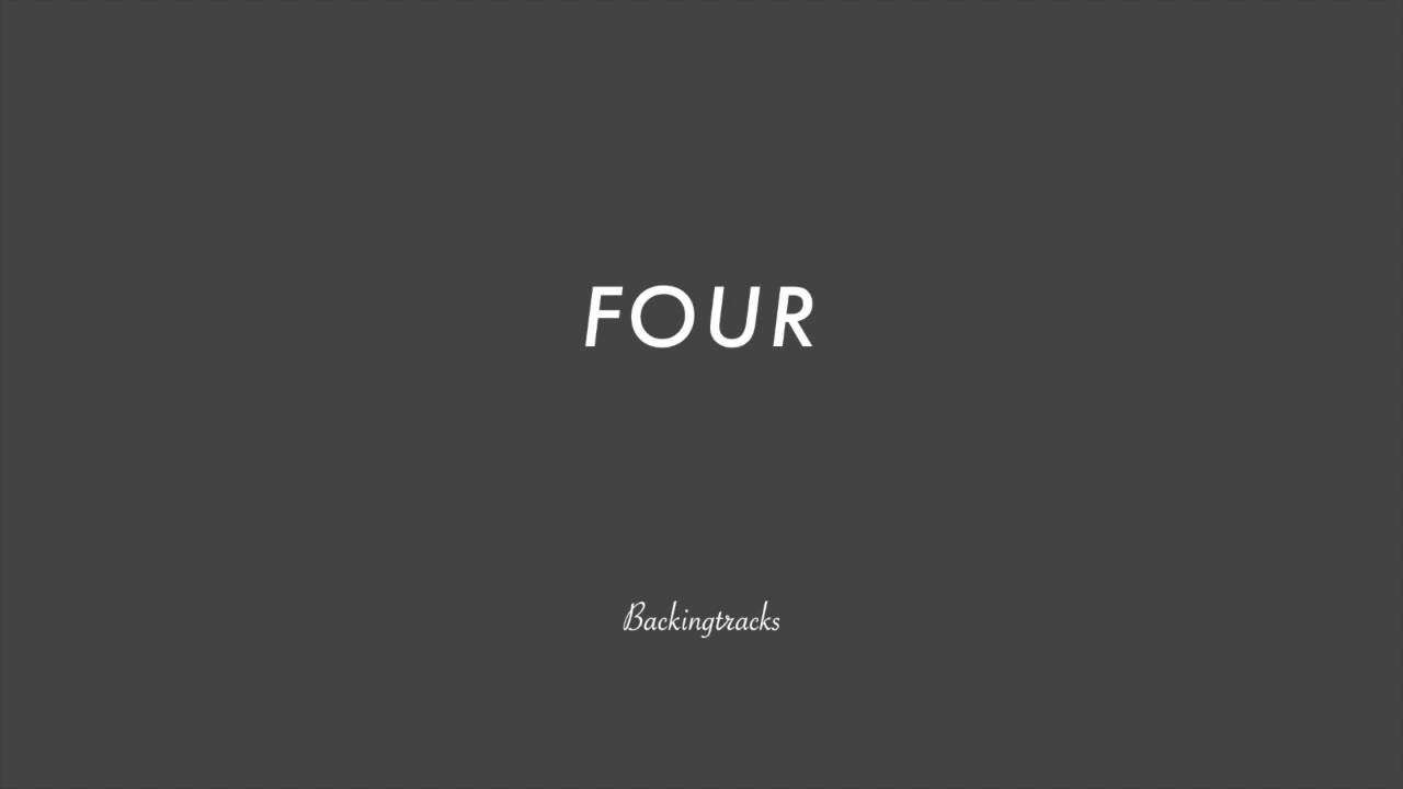 Four (no piano) chord progression - Jazz Backing Track Play Along The Real Book