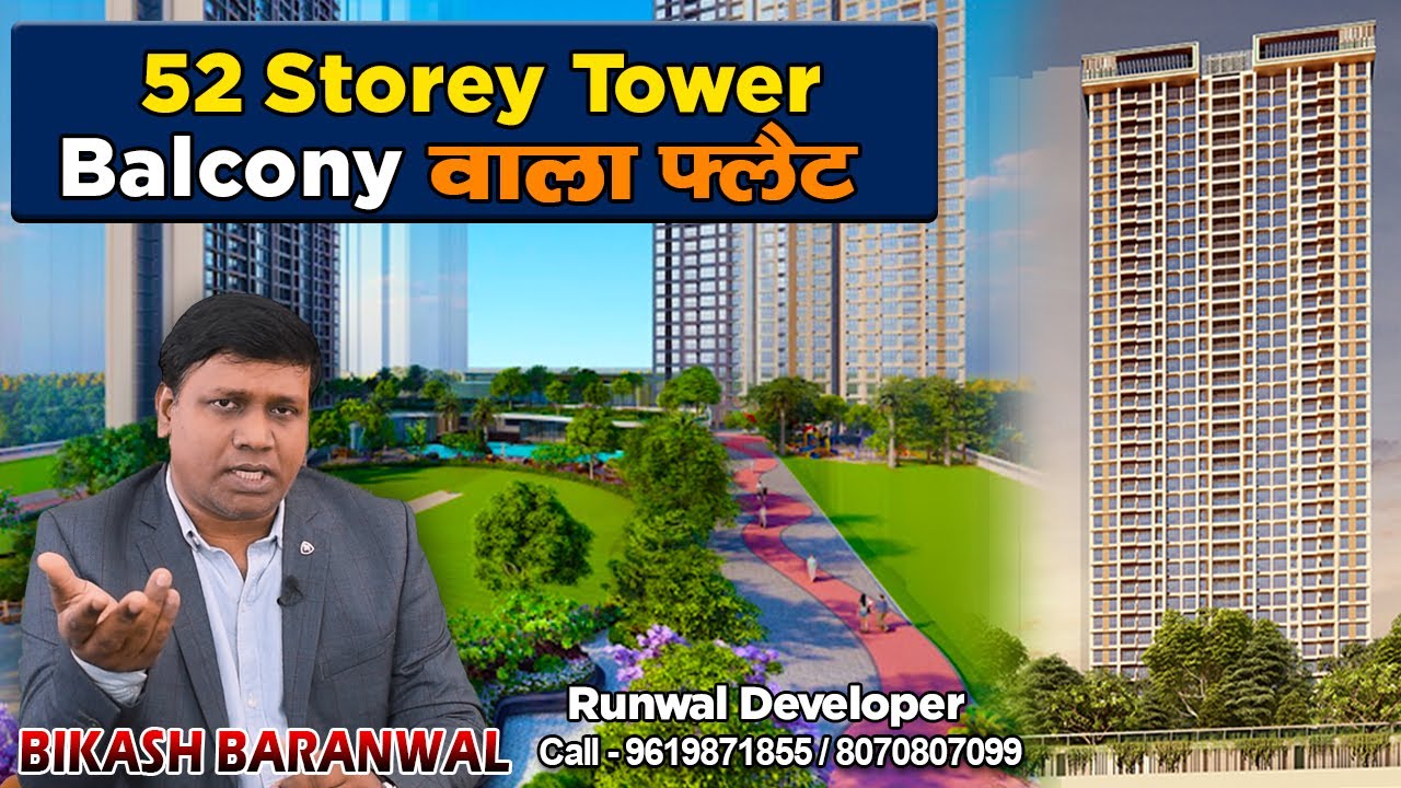 Lands End / By Runwal Developers / kolshet Road, Thane West / Luxury 1bhk & 2bhk For Sale #openview