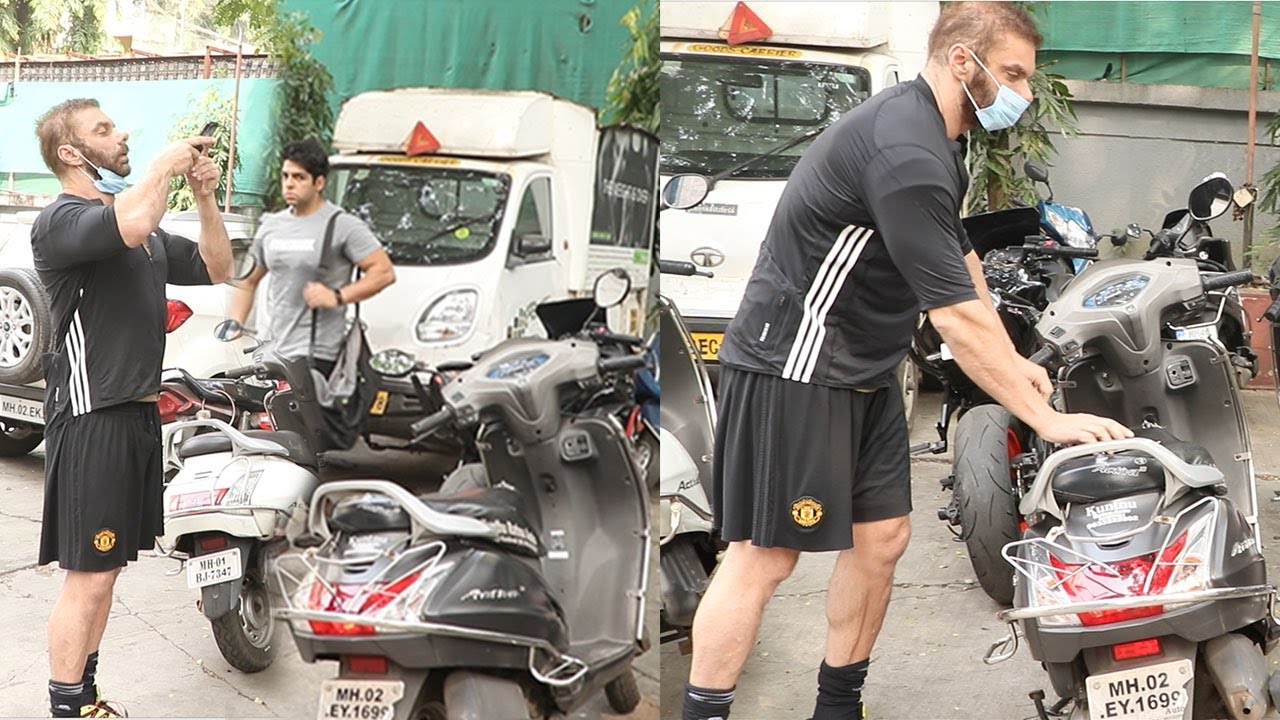 Sohail Khan Develops Inseparable Love At First Sight With Bike Parked In Gym somuchso Asks Kiski Hai