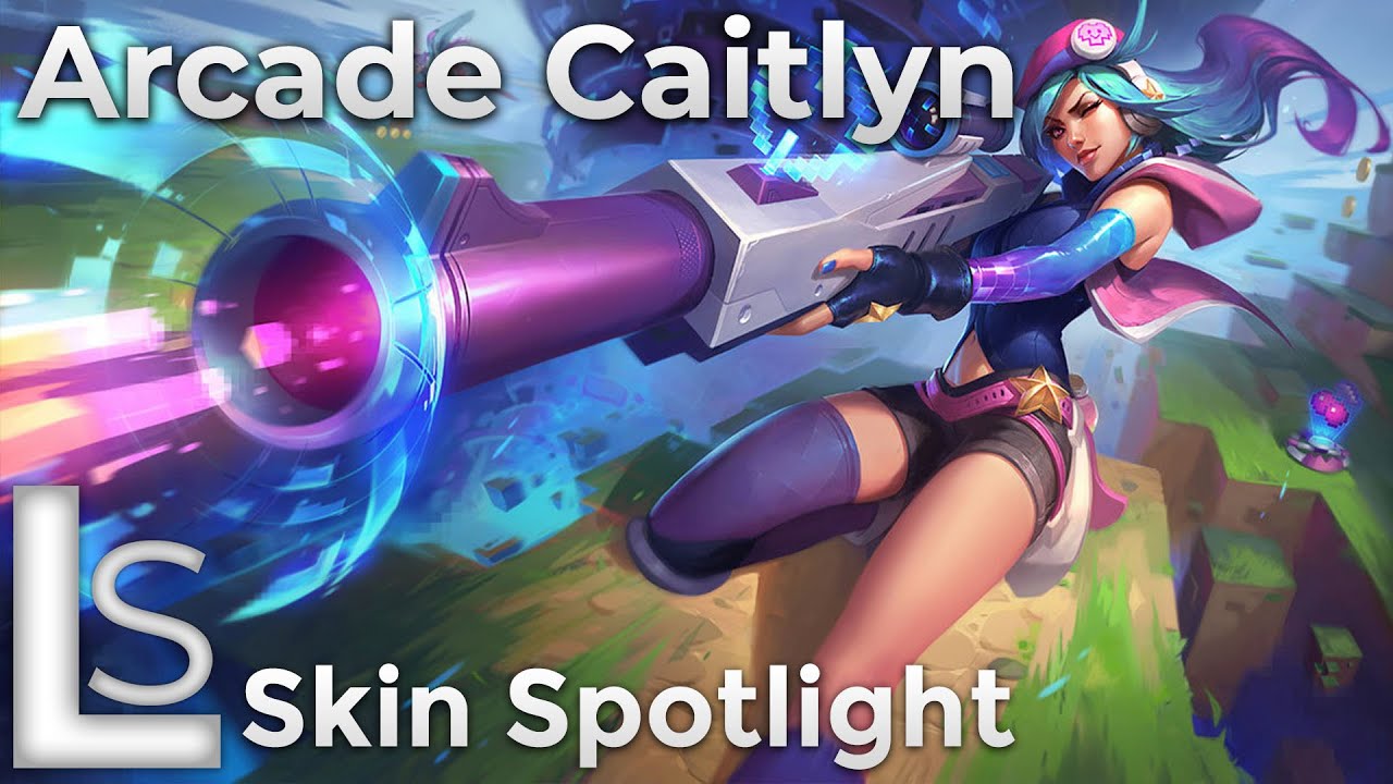Arcade Caitlyn - Skin Spotlight - Arcade: Heroes - League of Legends - Patch  10.8.1