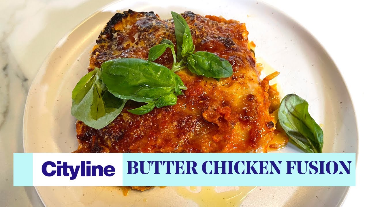Butter chicken lasagna