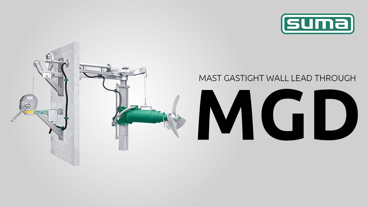 SUMA Mast gastight wall lead through MGD