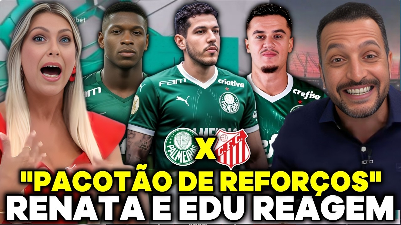 RENATA FAN E EDU DRACENA REAGEM AO PACOTÃO DE REFORÇOS NO VERDÃO - JOGO ABERTO PALMEIRAS