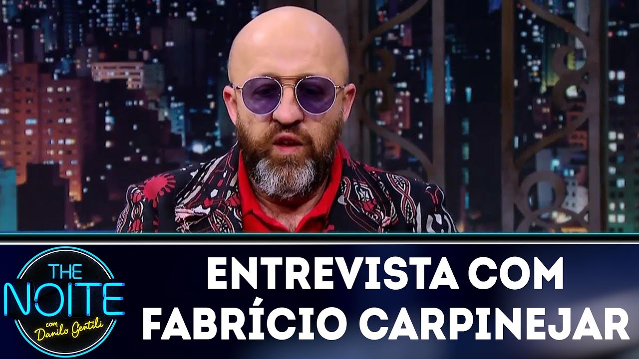 Entrevista com Fabrício Carpinejar | The Noite (22/06/18)