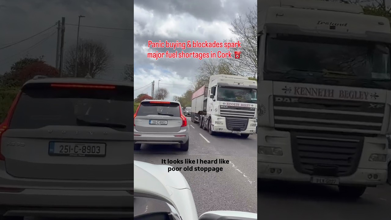 В Корке усугубляется нехватка топлива, протесты блокируют пути поставок ⛽ 🚘 #Корк #Ирландия