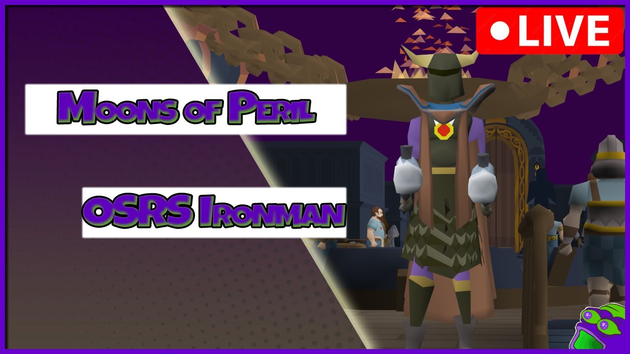 [🟣OSRS Ironman] Gambling for Equip at Moons of Peril | #osrs #osrsironman #vtuber