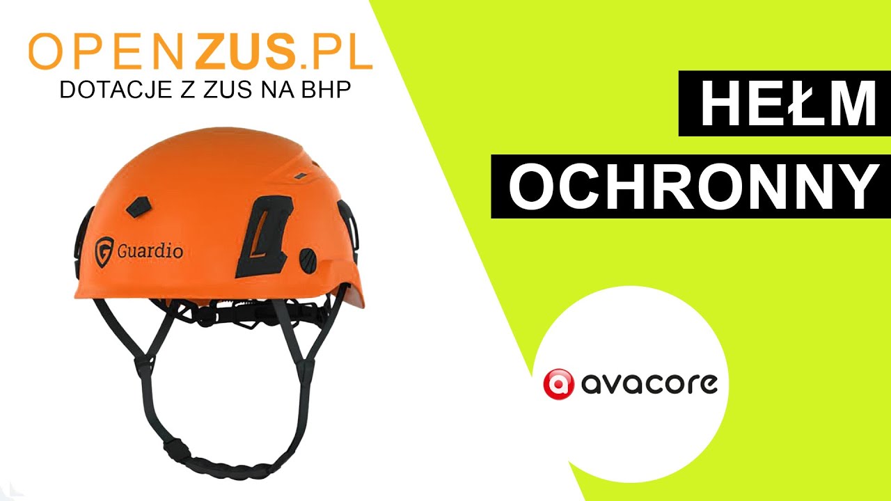 Kup z dotacji ZUS na BHP!💰 Avacore: Hełm ochronny do pracy na wysokości Guardio👷&zwj;♂️