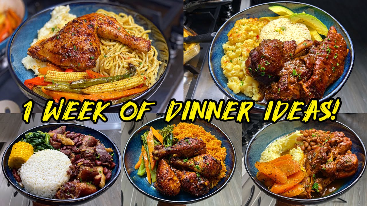 One week of Dinner Ideas! What to cook for one week!