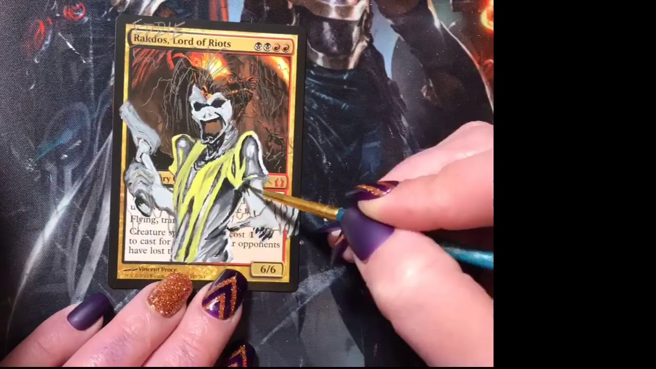MTG Rakdos, Lord of Riots Commission Alter: