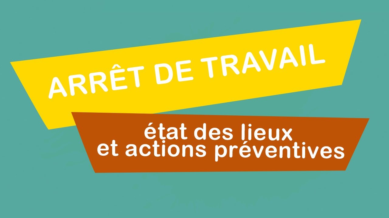 Arrêts de travail : état des lieux et actions préventives