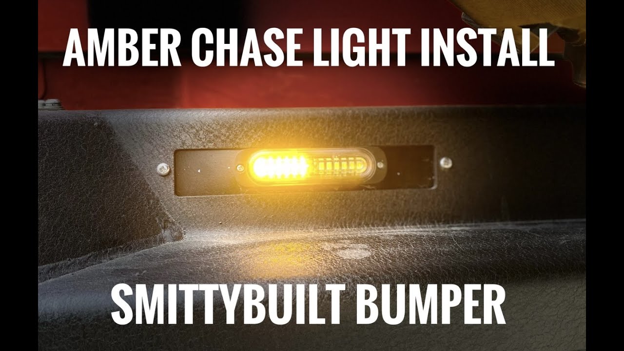 Easy DIY Amber Chase Light Install