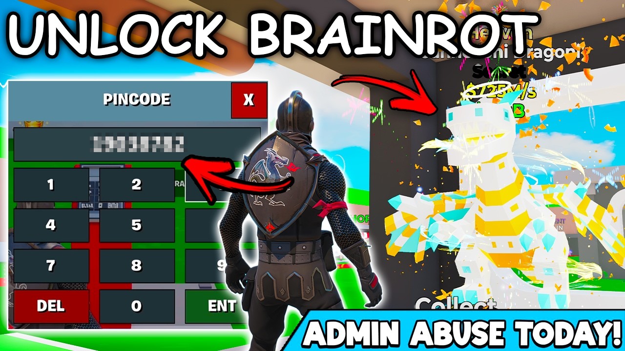 Разблокируйте секретные коды Brainrot в Fortnite! Украдите Brainrot! (Новые секретные коды)