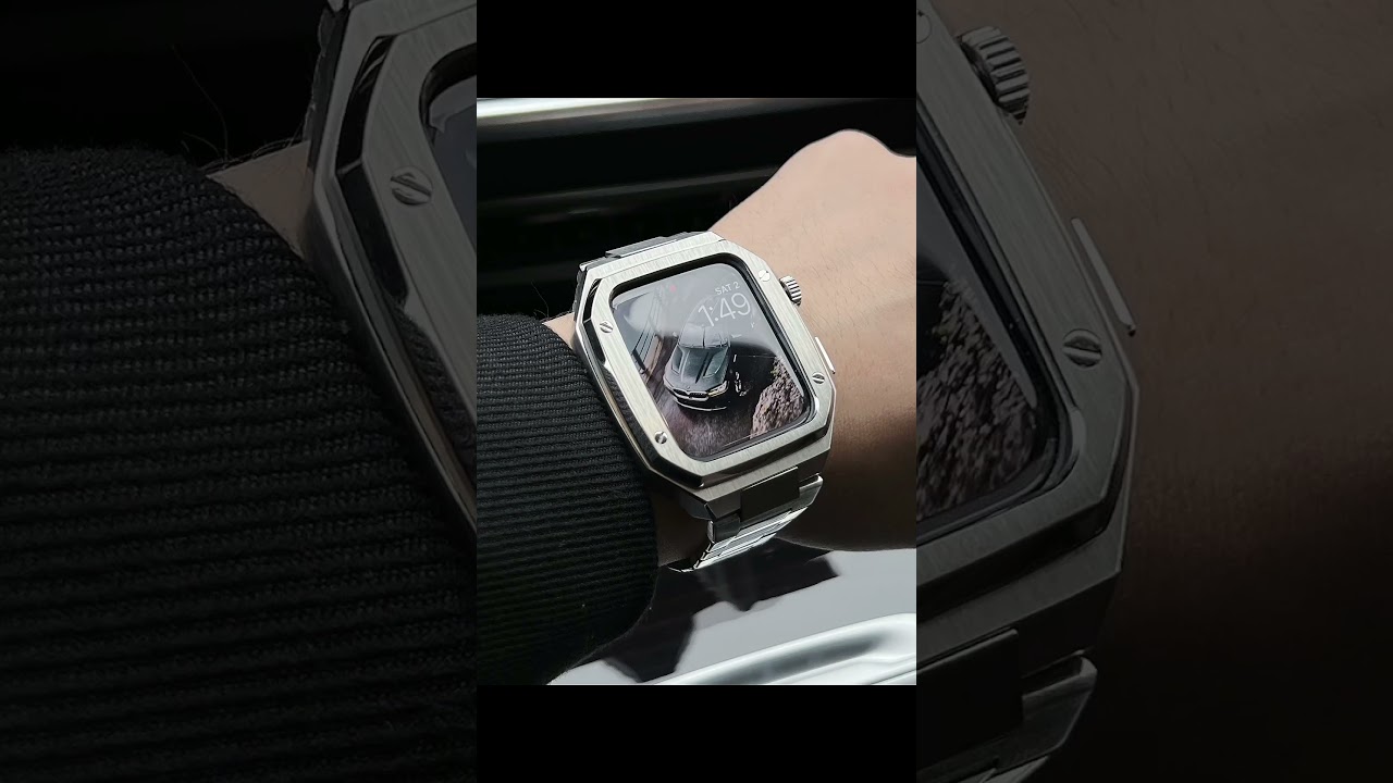 This Apple Watch Luxury case make it  like a Rolex watch#applewatch #luxurywatches