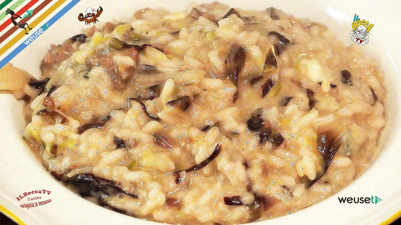 103 - Risotto radicchio rosso e gorgonzola...tutti presi per la gola!(primo piatto facile e gustoso)