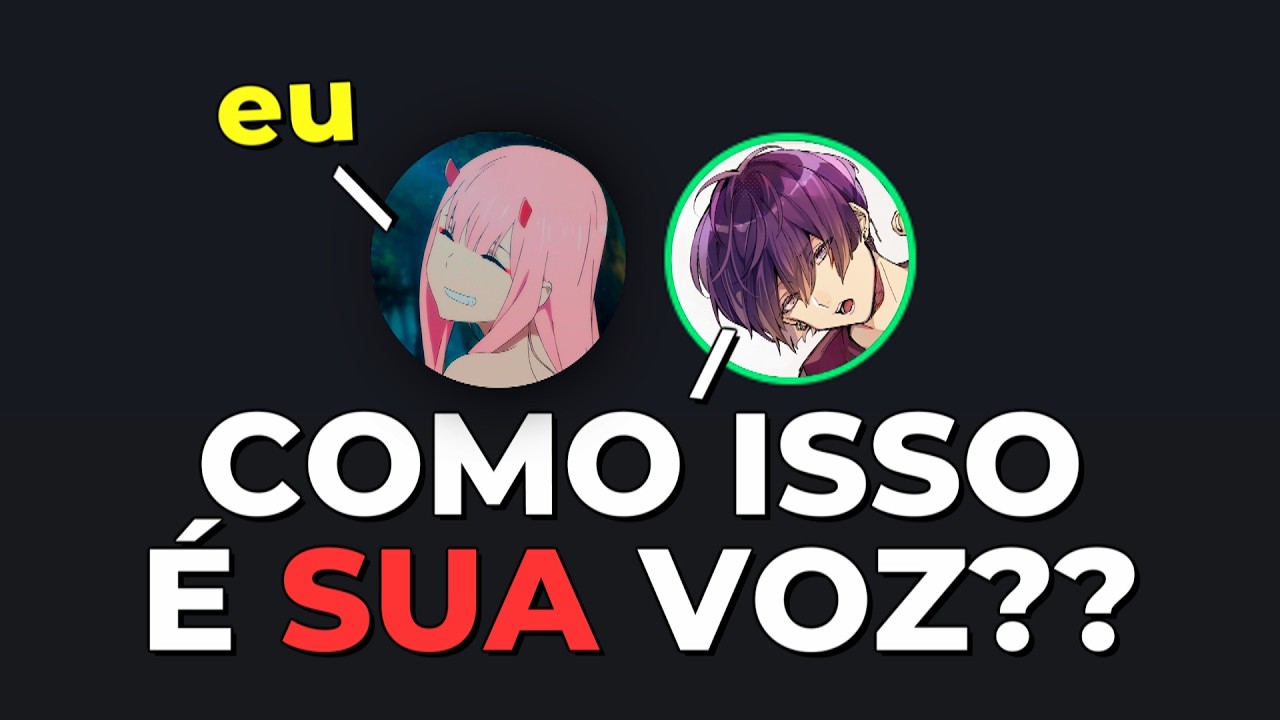fiz VOZ DE MULHER e ninguém acreditou que era eu...