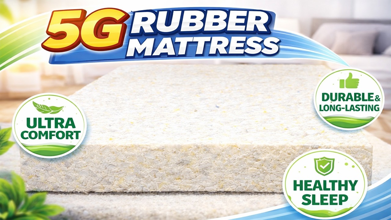 5G Rubber with Super Soft Ultra Mattress | 5G rubber এবং ultra soft foam এর সমন্বয়ে তৈরি