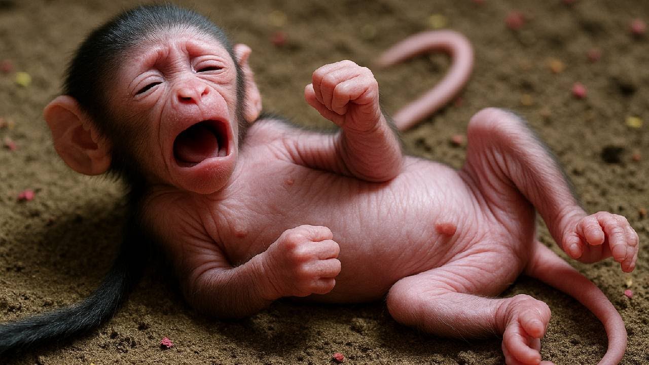 So Cute Yet So Sad… What Happened to This Baby Monkey?