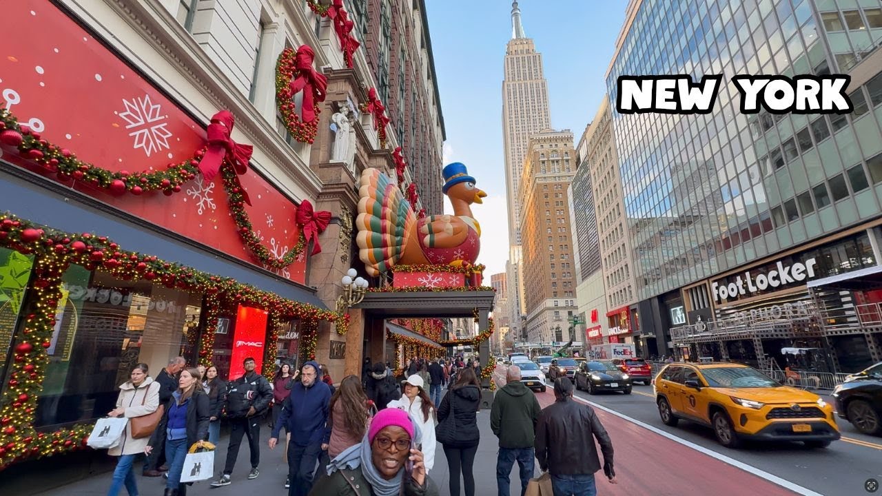 NYC Christmas Walk 2025 5th Avenue New York NY