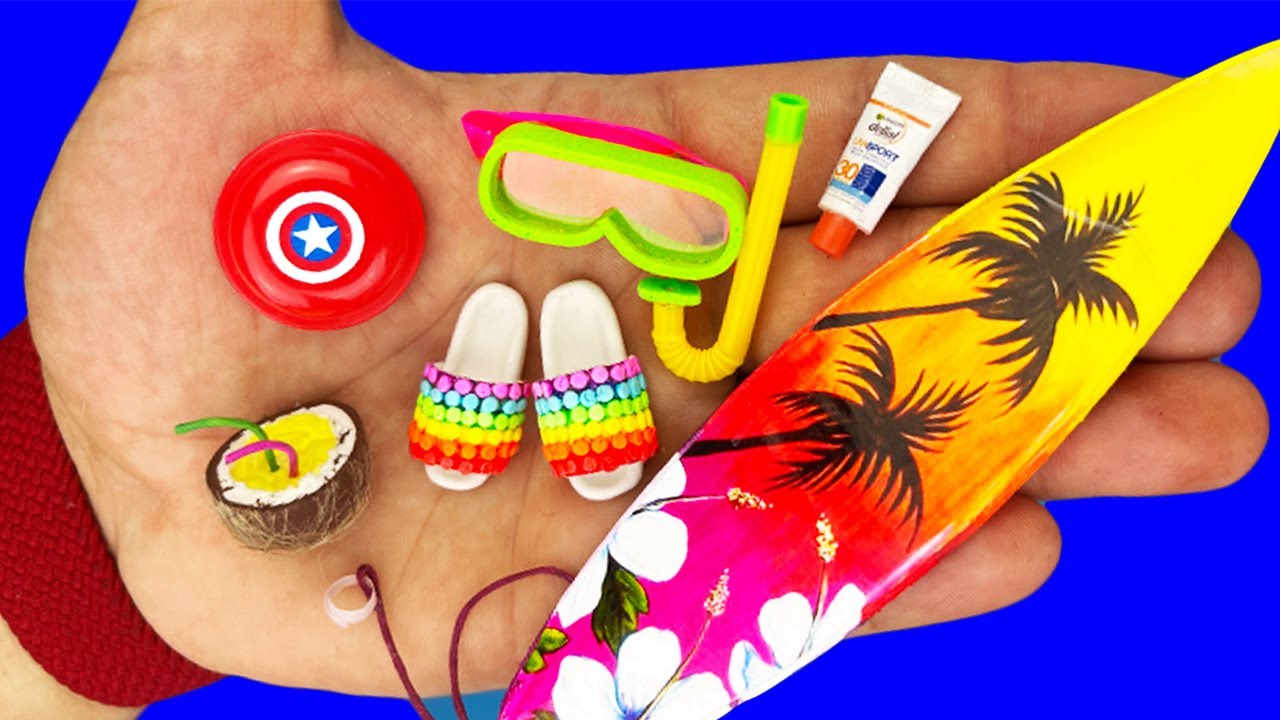 31 DIY MINIATURE FOOD, SUMMER CRAFTS, BABY CRAFTS, DIY MAKEUP AND MORE WONDERFUL MINIATURE