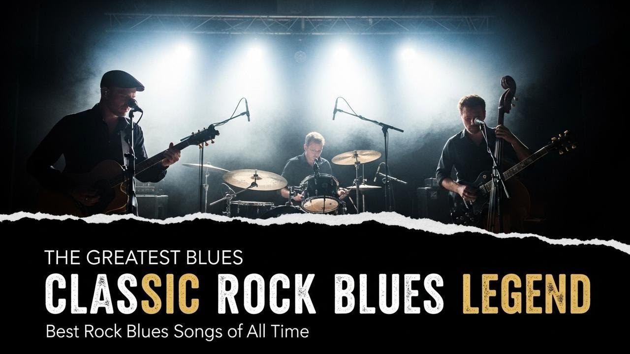 Jimi Hendrix, Eric Clapton, ZZ Top, BB King, Muddy Waters – Blues Rock with Iconic Vocals