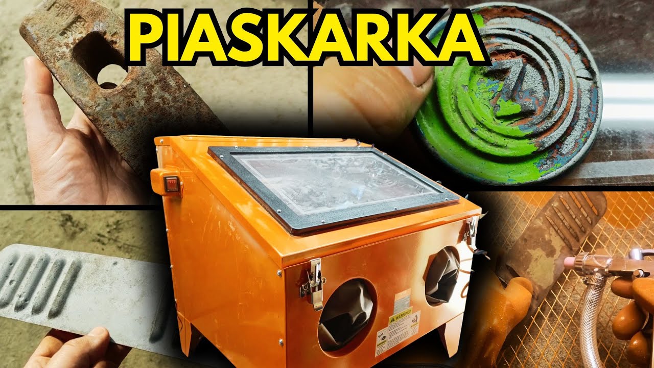 Piaskarka kabinowa Vevor | Tylko dla AMATORA? | Pierwsze testy i wnioski | Testowane na traktorach