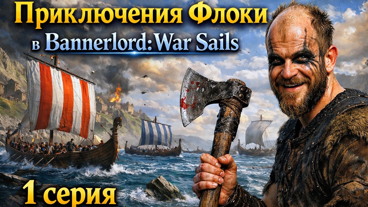 ПРИКЛЮЧЕНИЯ ФЛОКИ В BANNERLORD WAR SAILS! 1 СЕРИЯ