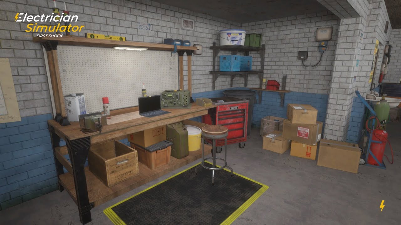 Electrician Simulator Gameplay Part I  Walkthrough [60FPS PC] - No Commentary (FULL GAME)