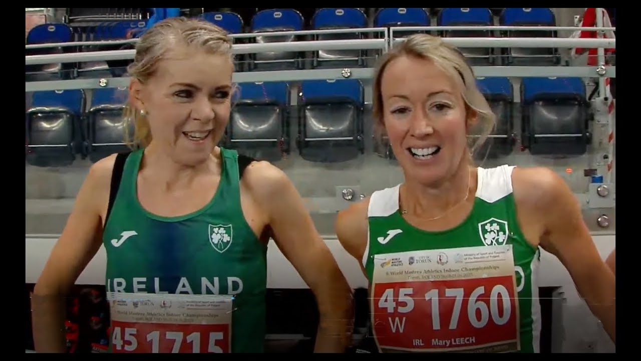 (2023)...''W45 1500m Final '' - World Master Indoor Athletics Championships - Toruń , Poland