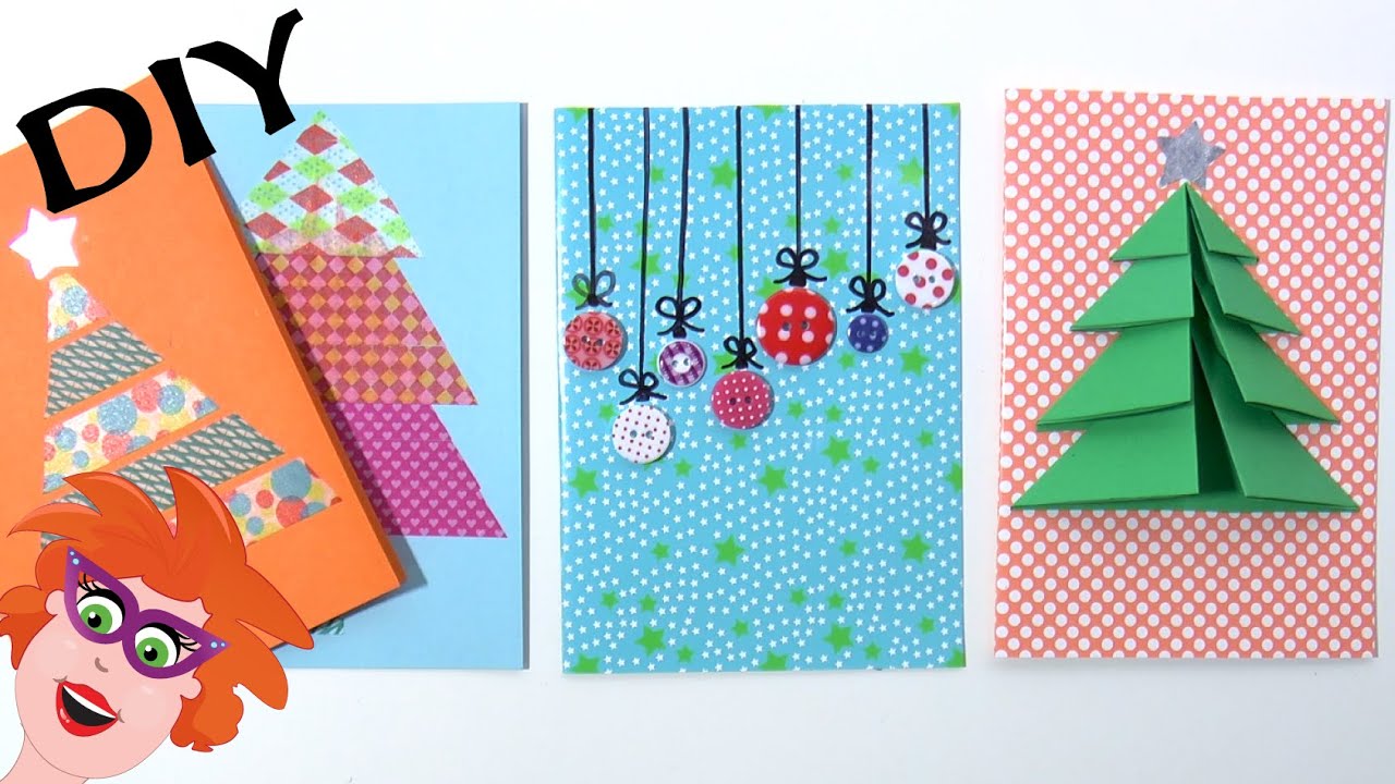 DIY - zelf kerstkaarten knutselen