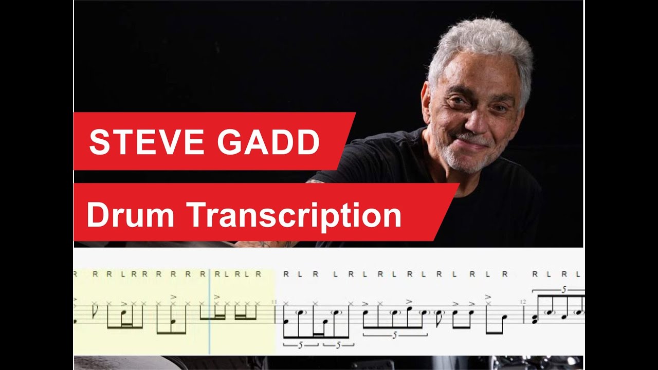 Steve Gadd - Groove and Hi-Hat Lick | Transcription (PDF)