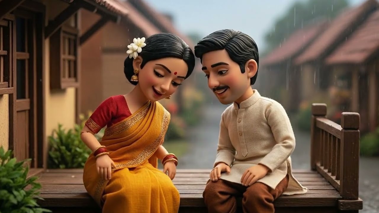 A Sweet Moment in the Rain  3D Animation Stop Motion Film