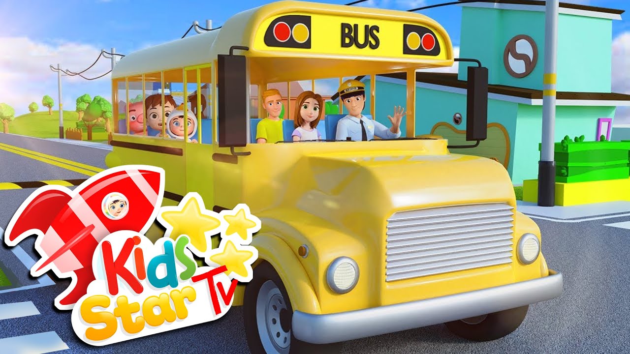 Wheels On The Bus - BeaBeo Nursery Rhymes & Kids Songs - العجلات على الحافلة