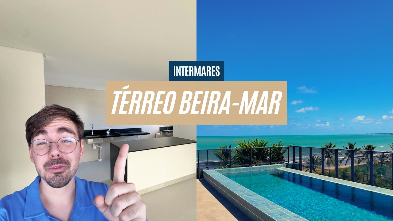 Apartamento com cara de casa na Beira-Mar de Intermares com estrutura de resort! (Garden de 120m²)