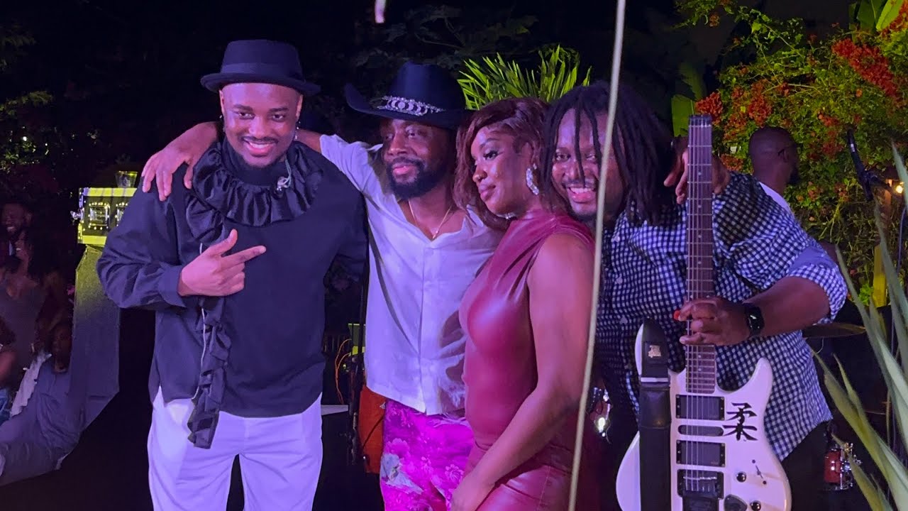 Bedjine & Kdilak, Wyclef Jean. Men kijan Djaz fete nouvel an 🌹❤️🔥Part 1 Live at Villa condé in Miami