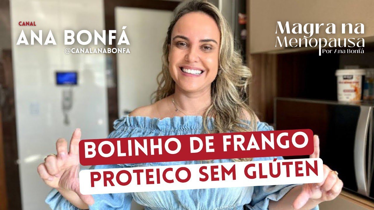 Bolinho de Frango Proteico sem Gl&uacute;ten! 10min na air fryer!!