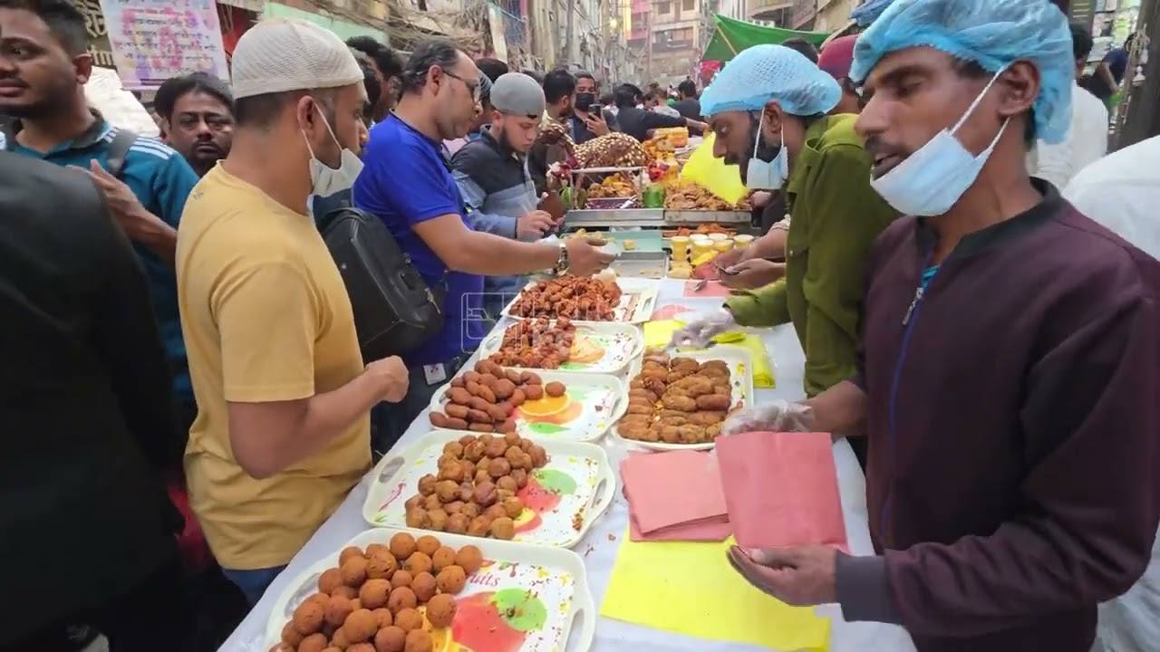 Traditional Iftar Market in Dhaka - 02/19/2026