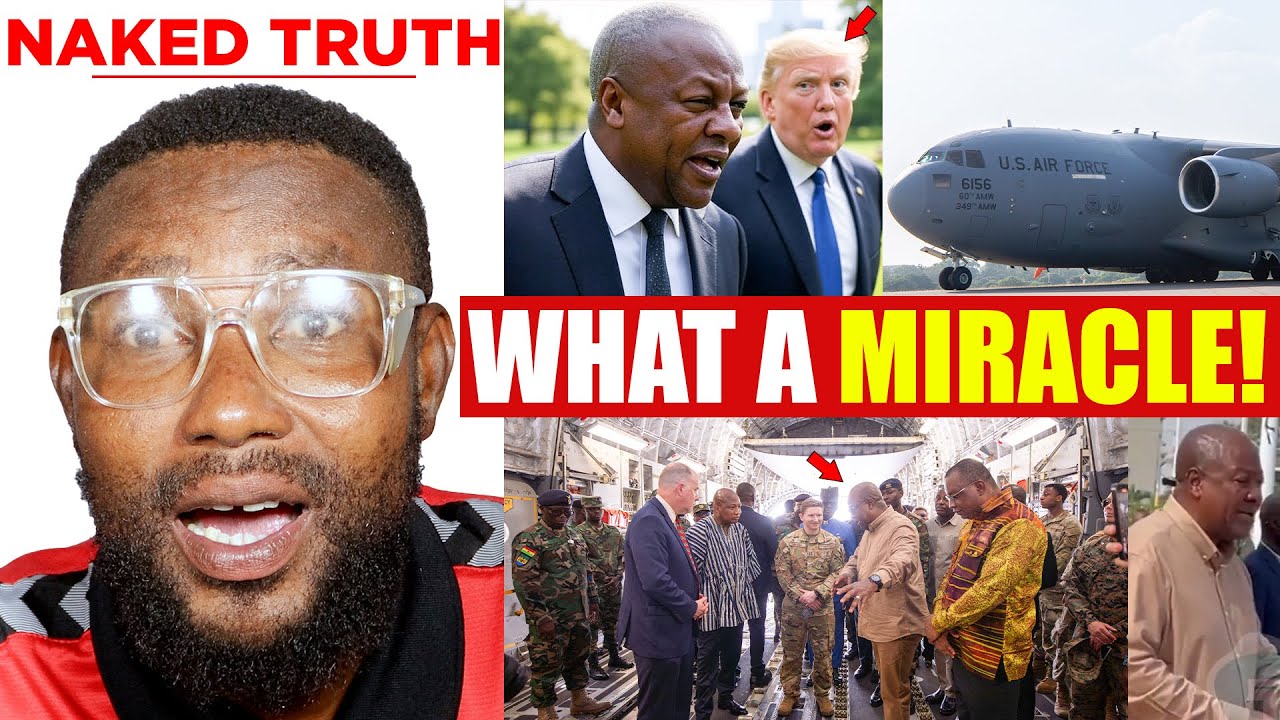 😳SHOCKING! Trump donates US Air Force plane to Ghana Soldiers, Mahama Orders Soldiers to jamaica🔥