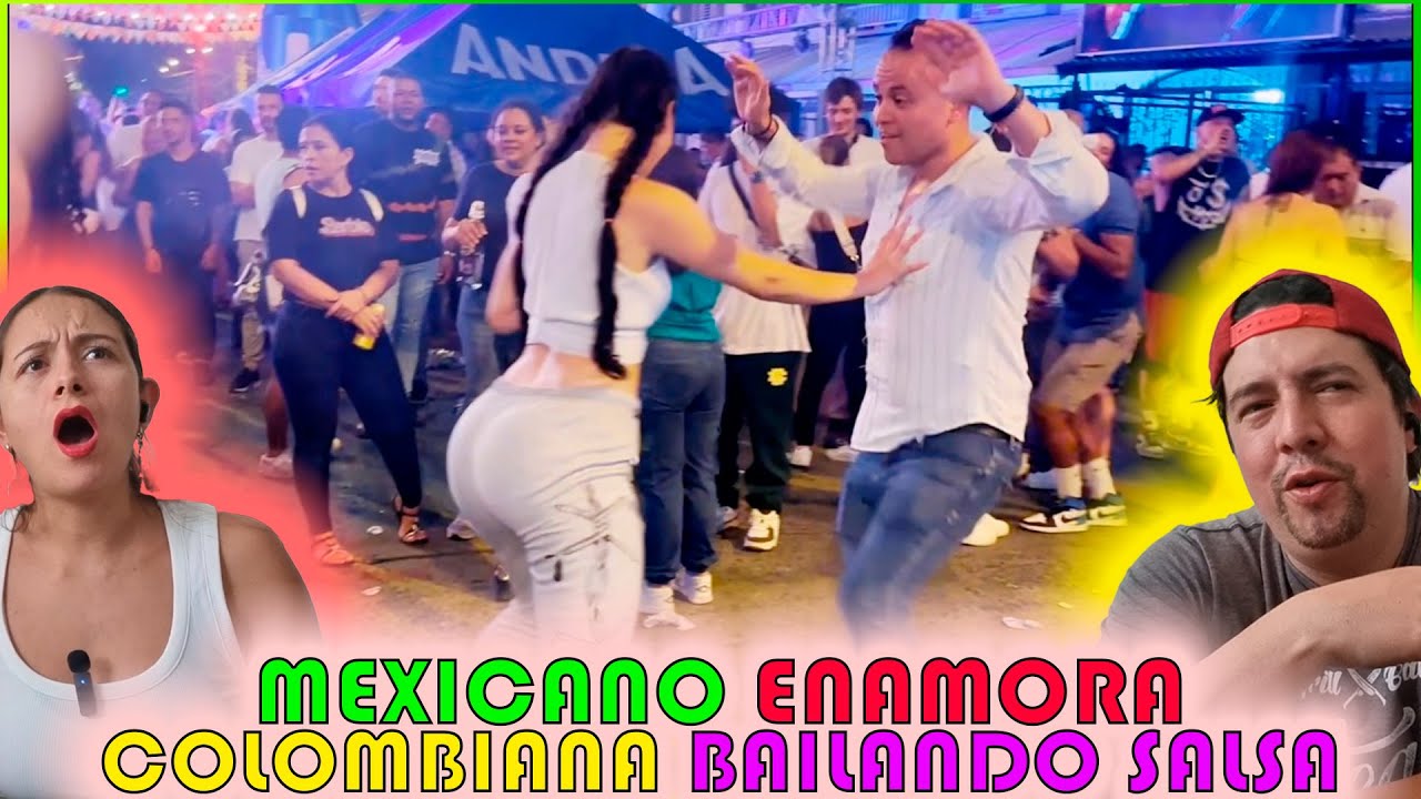 Mexicano Sorprende a Colombiana Bailando Salsa I Feria de Cali 2023