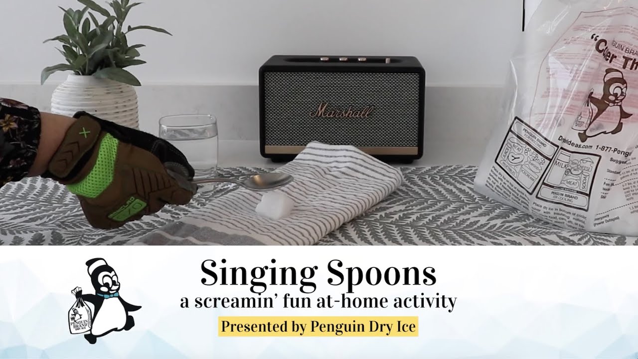 Singing Spoons: Dry Ice Science Experiment Activity