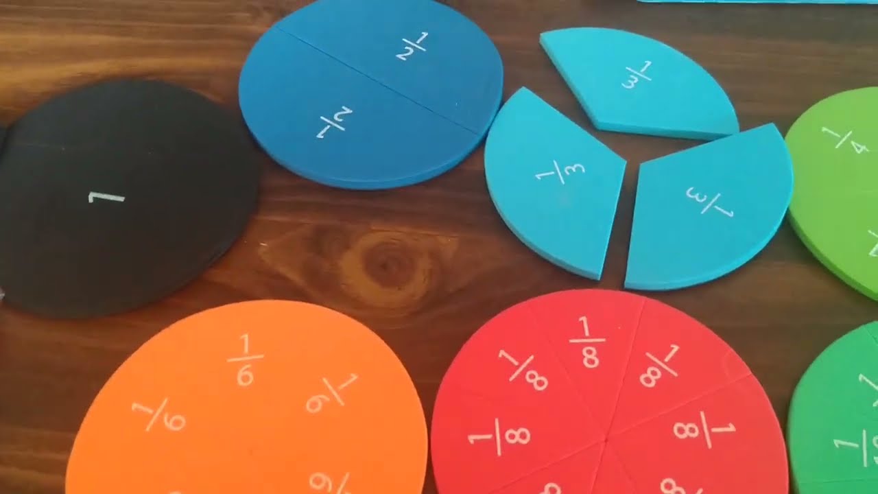 D FantiX Magnetic Fraction Tiles & Fraction Circles Activity Set Math Manipulatives Review