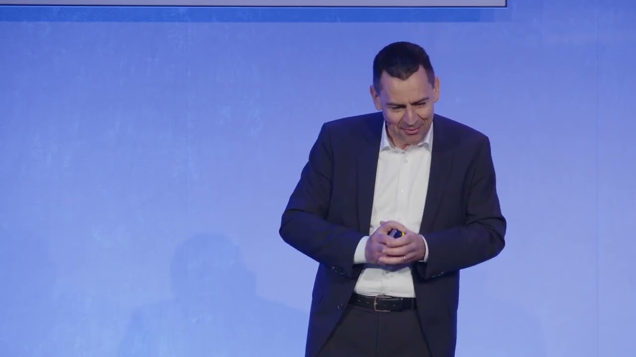 Martin Sander, Volkswagen Passenger Cars speaks at SMMT Electrified