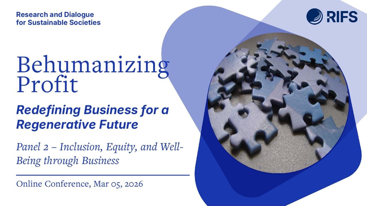 Panel 2 – Inclusion, Equity, and Well-Being through Business