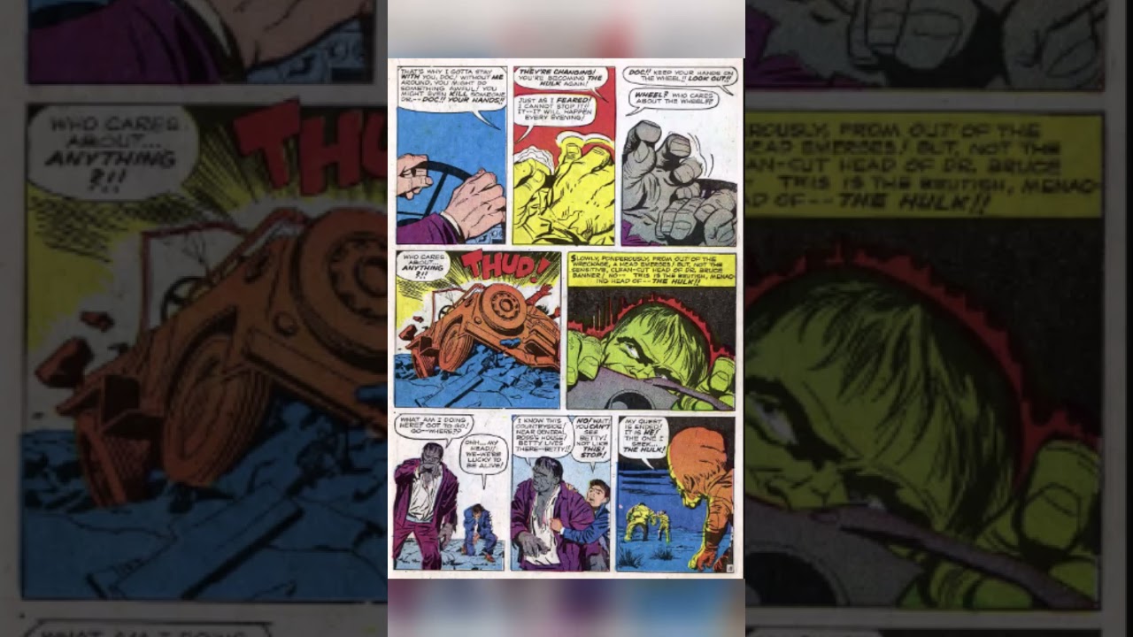 Why was the Hulk gray? #comics