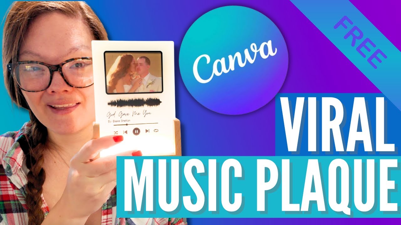 Create A Viral Acrylic Music Plaque In Just 10 Minutes!