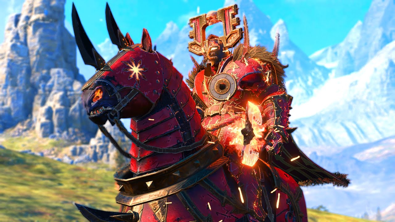 KHORNE vs OGRE KINGDOMS - Massive TotalWar Warhammer 3 cinematic battle