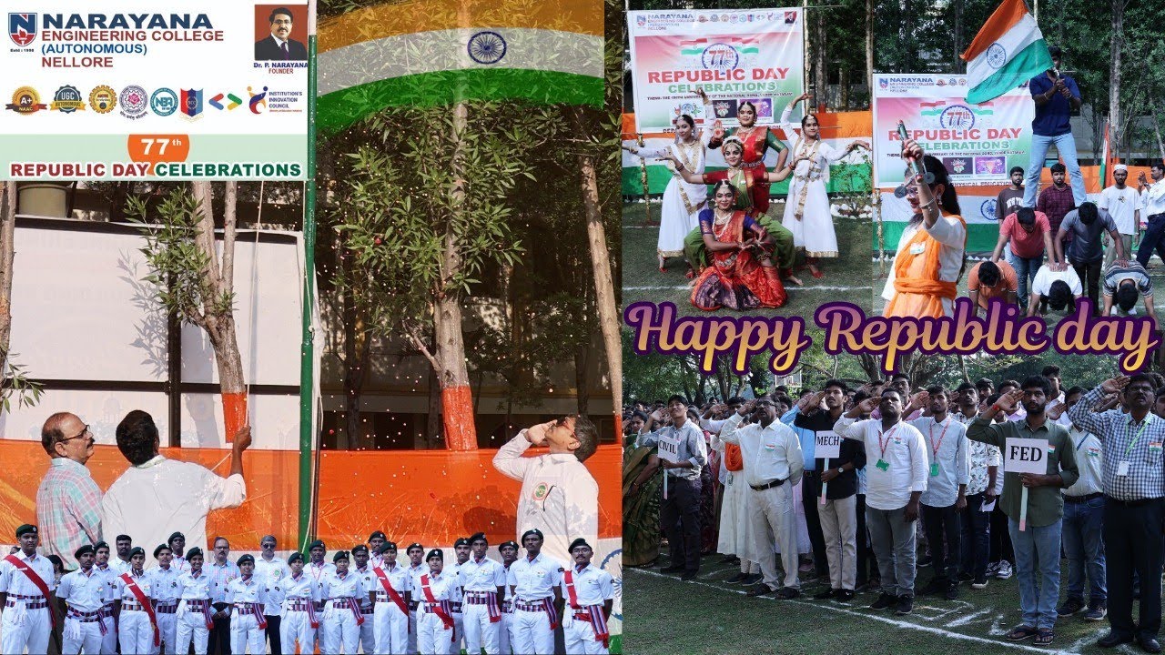 Necn Republic day celebrations 🎉#republicday #necn #nellore #indain #solo #video #nature 