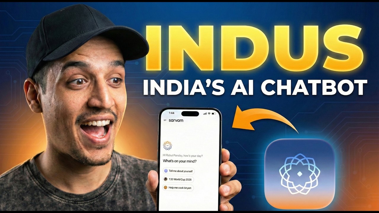 Sarvam AI Launches India&rsquo;s Own Chatbot - Indus | Full Demo